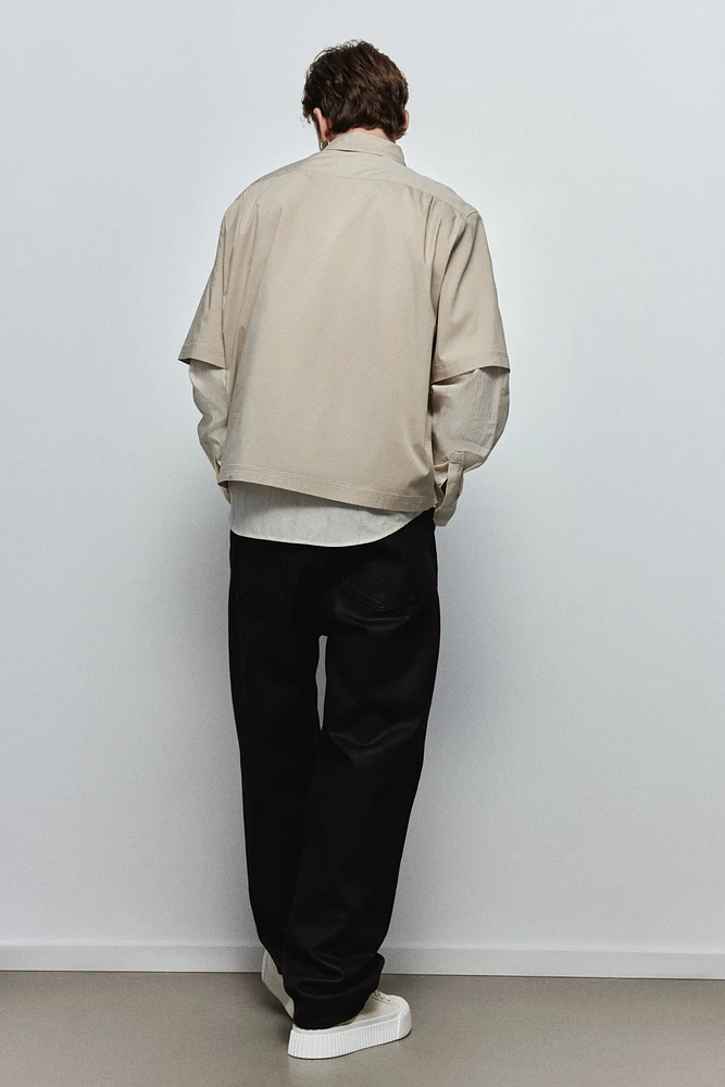 Oversized Short-Sleeved Shirt
