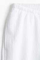 MAMA Drawstring Muslin Shorts