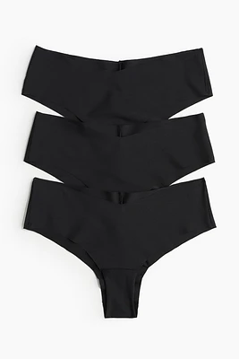 3-pack Invisible Cheeky Hipster Briefs