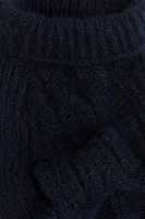 Cable-knit Dog Sweater