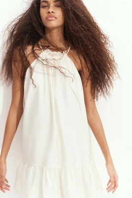 Ruffle-Detail Sleeveless Dress