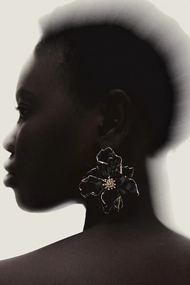 Flower-Shaped Earrings