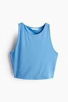 Cropped Microfiber Tank Top