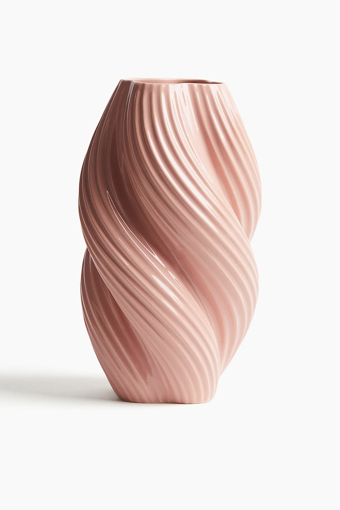 Tall Stoneware Vase
