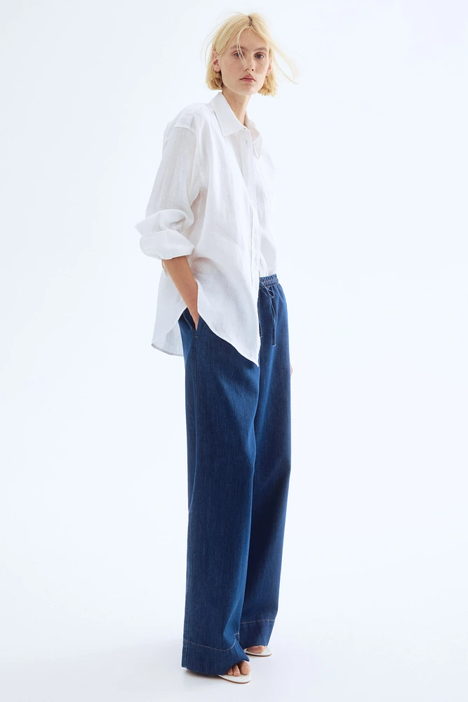 Denim Pull-on Pants