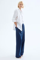 Denim Pull-on Pants