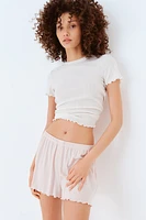 2-Pack Pointelle Pajama Shorts