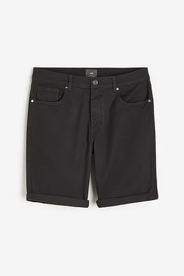 Slim Fit Cotton Twill Shorts