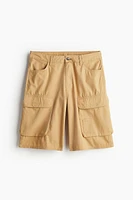 Canvas Cargo Shorts