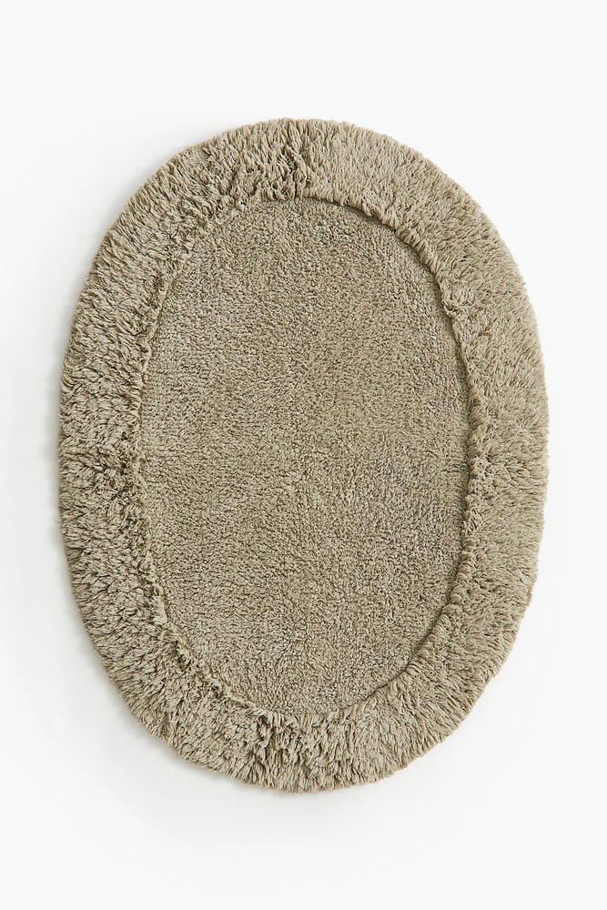 Oval Tufted Bath Mat