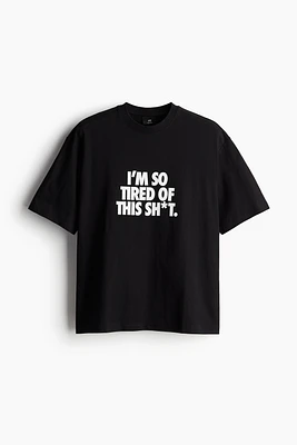 T-shirt imprimé Coupe Flottante