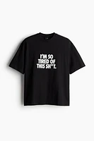 T-shirt imprimé Coupe Flottante