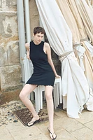 Scalloped Mini Dress