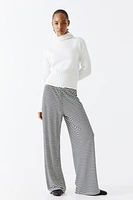Pantalon large avec cordon de serrage