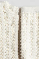 2-piece Pointelle-Knit Set