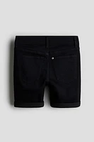 Slim Fit Denim Shorts