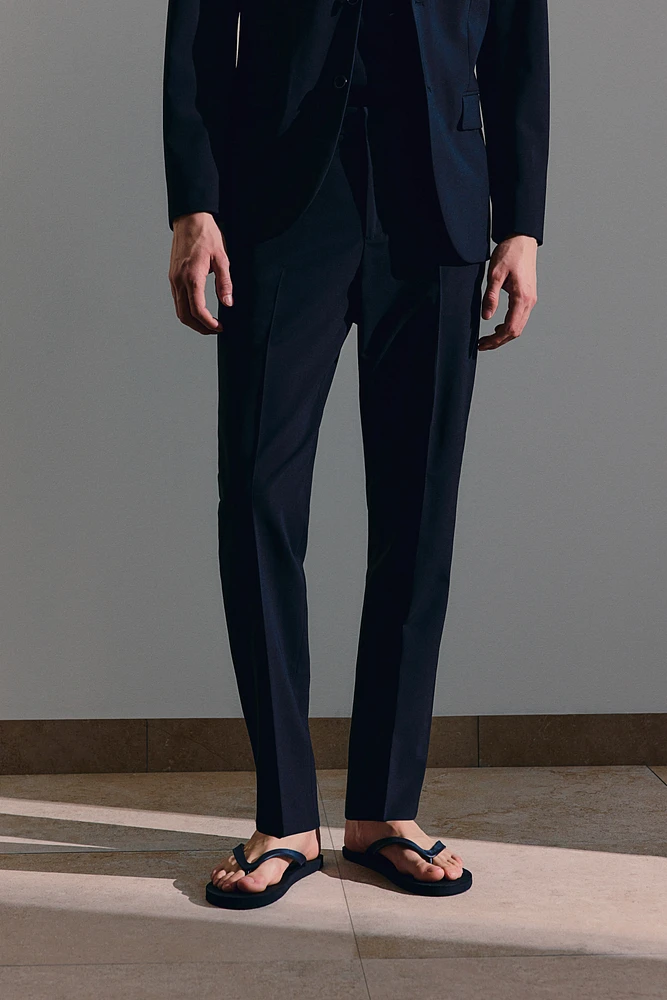 Slim Fit Wool-blend Suit Pants