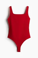 Interlock Thong Bodysuit