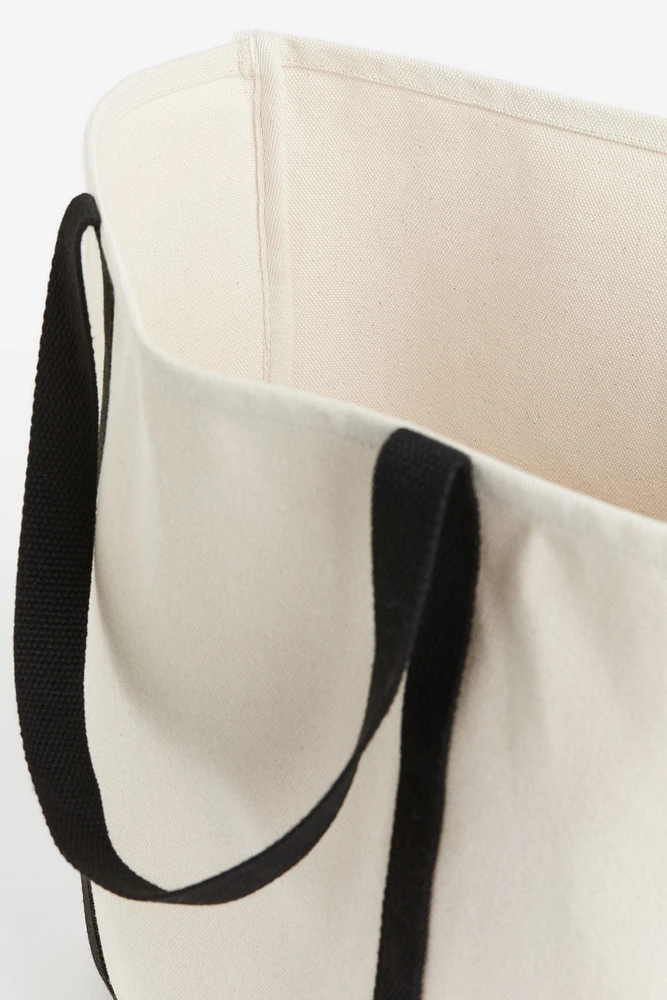 Cotton Canvas Beach Bag