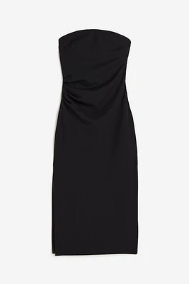 Gathered Bandeau Dress