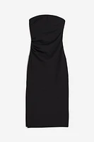 Gathered Bandeau Dress