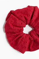 Embroidered Scrunchie