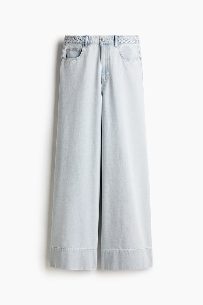 Wide High Jeans