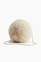 Fluffy Spherical Crossbody Bag