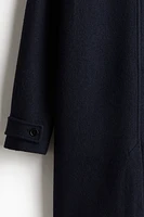 Regular Fit Wool-Blend Car Coat