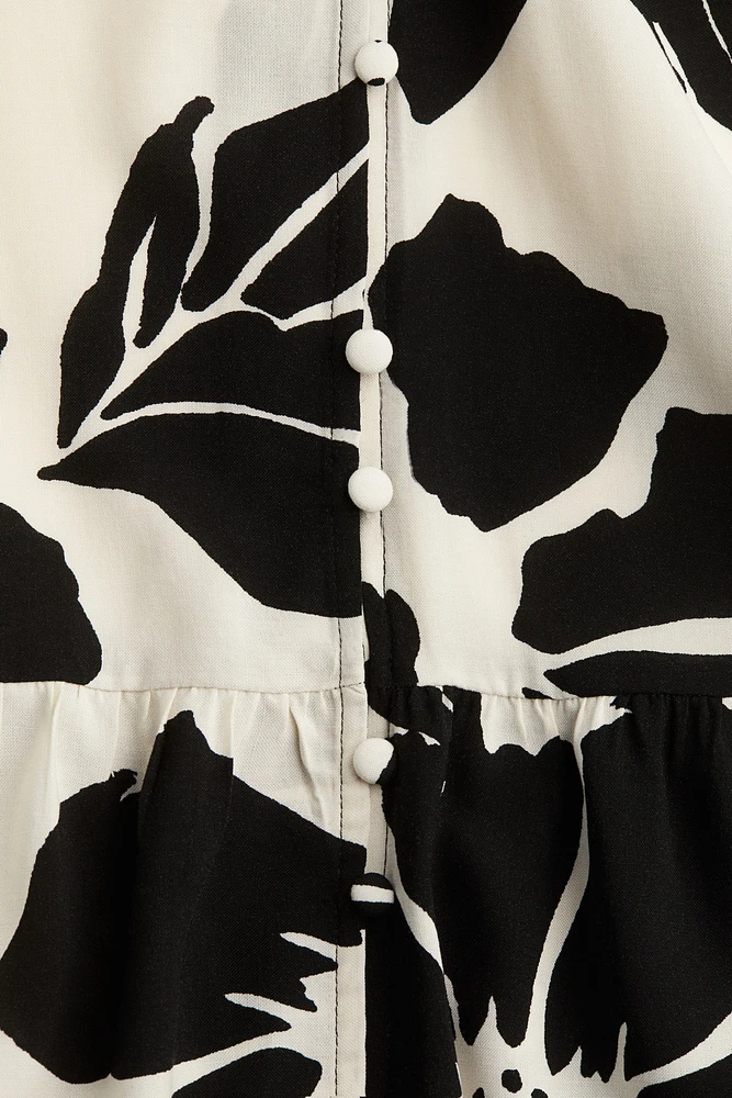 Robe tunique froissée