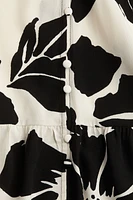 Robe tunique froissée