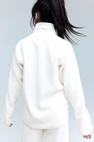 Veste de sport en tissu peluche