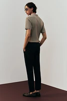 Slim-Fit Crop Pants