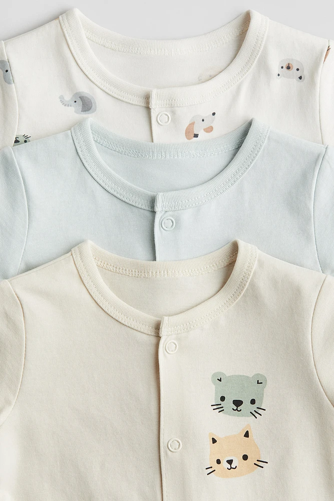 Lot de 3 pyjamas en coton