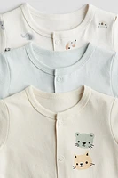Lot de 3 pyjamas en coton