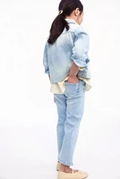 Cropped Flared Leg Jeans