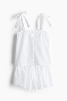 Pyjama en coton plumetis