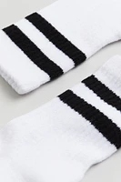 Lot de 5 paires chaussettes côtelées