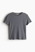 Ribbed T-shirt