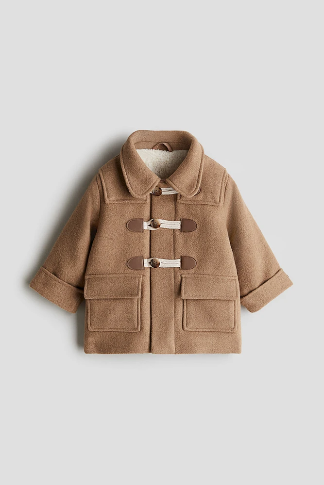 Teddy-Lined Duffle Coat