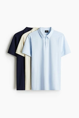 3-pack Slim Fit Polo Shirts
