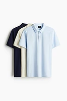 3-pack Slim Fit Polo Shirts