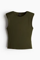 Tank Top with Shoulder Pads