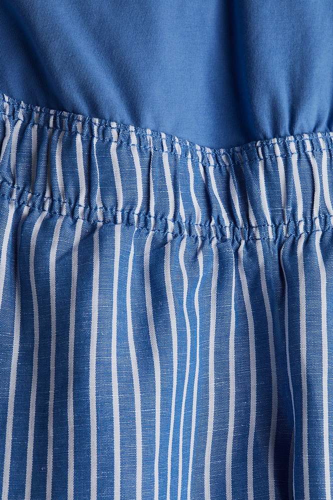 Short MAMA en lin mélangé