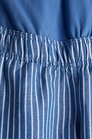 Short MAMA en lin mélangé