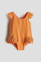 Ruffle-Trimmed Swimsuit