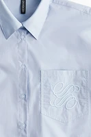 Embroidered Poplin Shirt