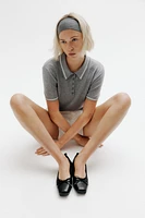 Fine-knit Polo Shirt