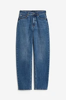 Tapered High Jeans