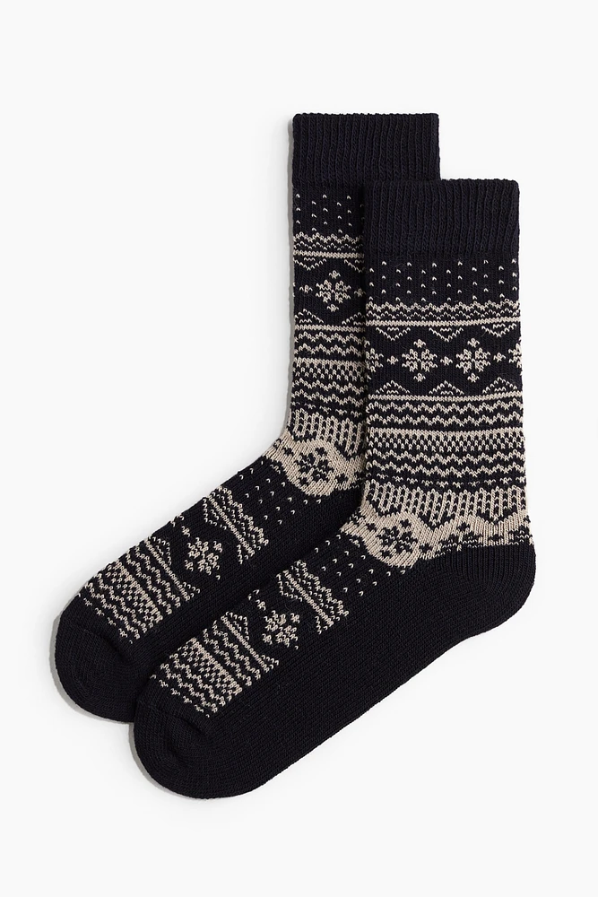 Wool-blend Socks